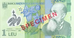 Bankovka rumunský lei