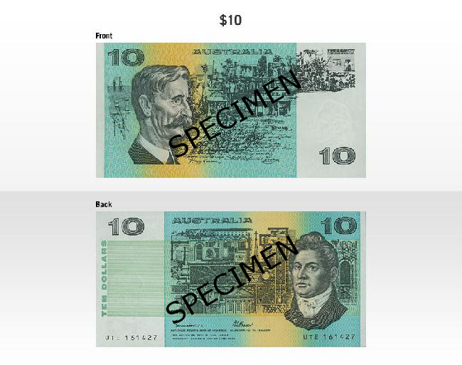 Bankovka austrálsky dolár
