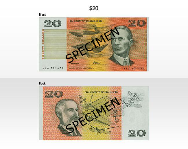 Bankovka austrálsky dolár
