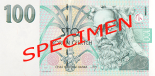 Bankovka českú korunu