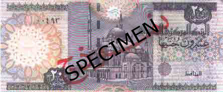 Bankovka egyptskú libru