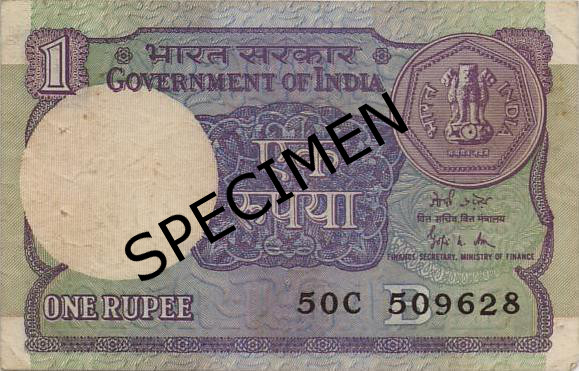 Bankovka indickú rupiu