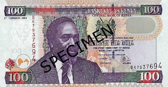 Bankovka keňský šiling