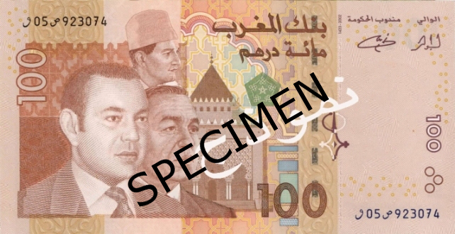 Bankovka marocký dirham