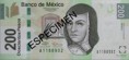 Bankovka mexické peso
