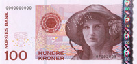 Bankovka nórsku korunu