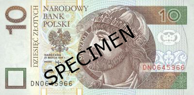 Bankovka poľský zlotý