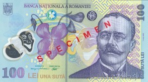 Bankovka rumunský lei