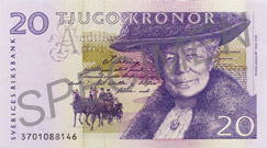 Bankovka švédsku korunu