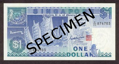 Bankovka singapurský dolár
