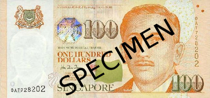 Bankovka singapurský dolár